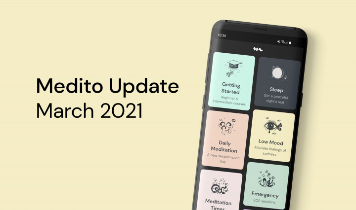 Medito Update - March 2021