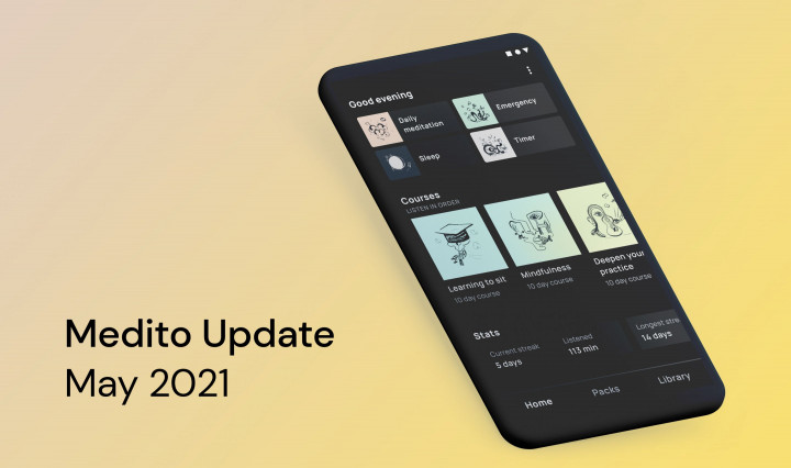 Medito Update - May 2021